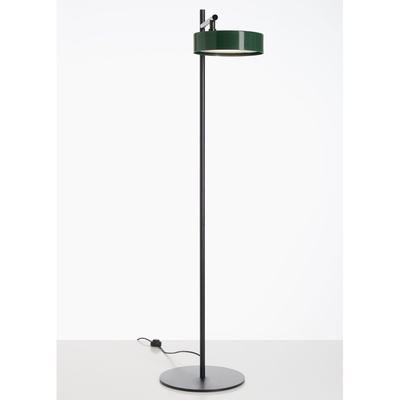 Berlin Outdoor Floor Lamp, Green/Black