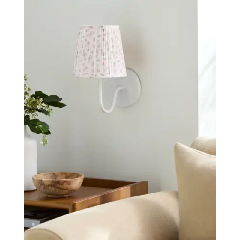 Applique murale Rauchy, Rouge, White