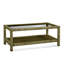 Pine Isle Glass Coffee Table-1825228109