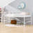 Bodell Twin Metal And MDF Loft Bed With Stairs-324657381