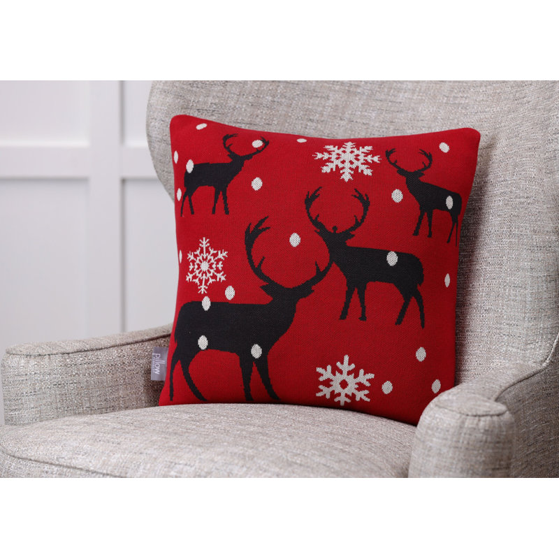  Coussin décoratif en coton Bucks in Snow