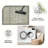 Washable Rug Boho Soft Non-Slip Low Pile Stain Resistant Foldable Carpet for Bedroom Playroom Dining Room Office Kitchen Farmhouse Home Decor Rug-Brown/Beige-123329441
