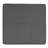 Atlas Modern Chrome and Leather Ottoman-775271183