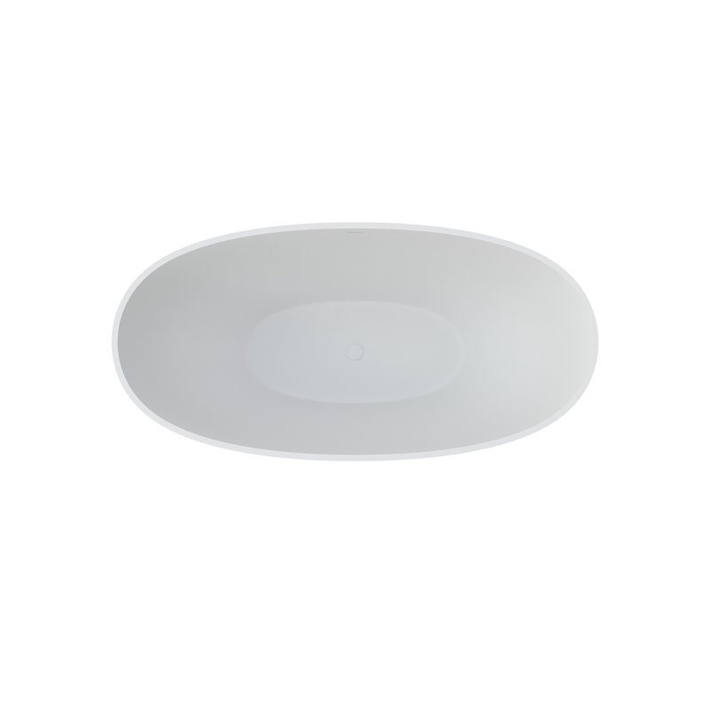 Premium Solid Surface Deep Soaking Bathtub