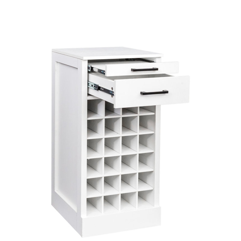 Modular 28 Wine Cabinet In Earthy Brown Walnut - Adds Warmth To Living Space Tone Visual Appeal Home, White