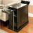 Transitional Side Table With Charging And Cup Holder - Gray Color Rectangular Outlet-255779662