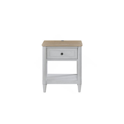 Small Teen Nightstand - Cement And Sand