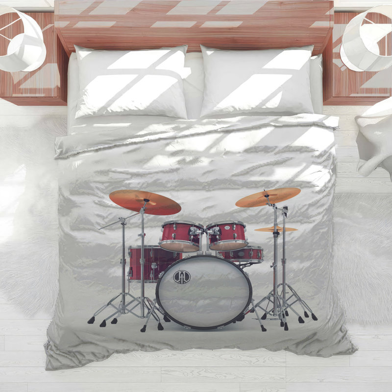 Red Drum Kit Comforter, Queen