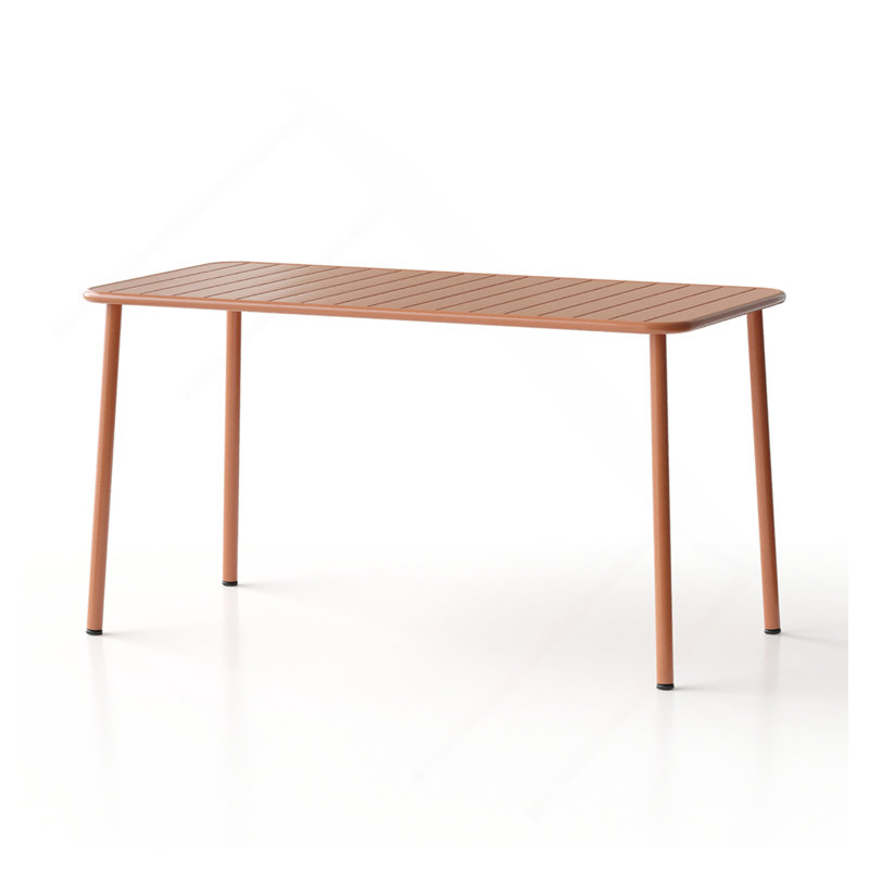 Longue table d'extérieur (rouge) Table de salle à manger Villa, Rouge