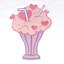 Meuble-lavabo pivotant à roulettes Care Bears