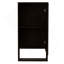 Armoire à pharmacie Irvine, une tablette extérieure, finition wengé noir-99018633