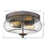 Chrome Finish Flush Mount Ceiling Light Fixture-106872620
