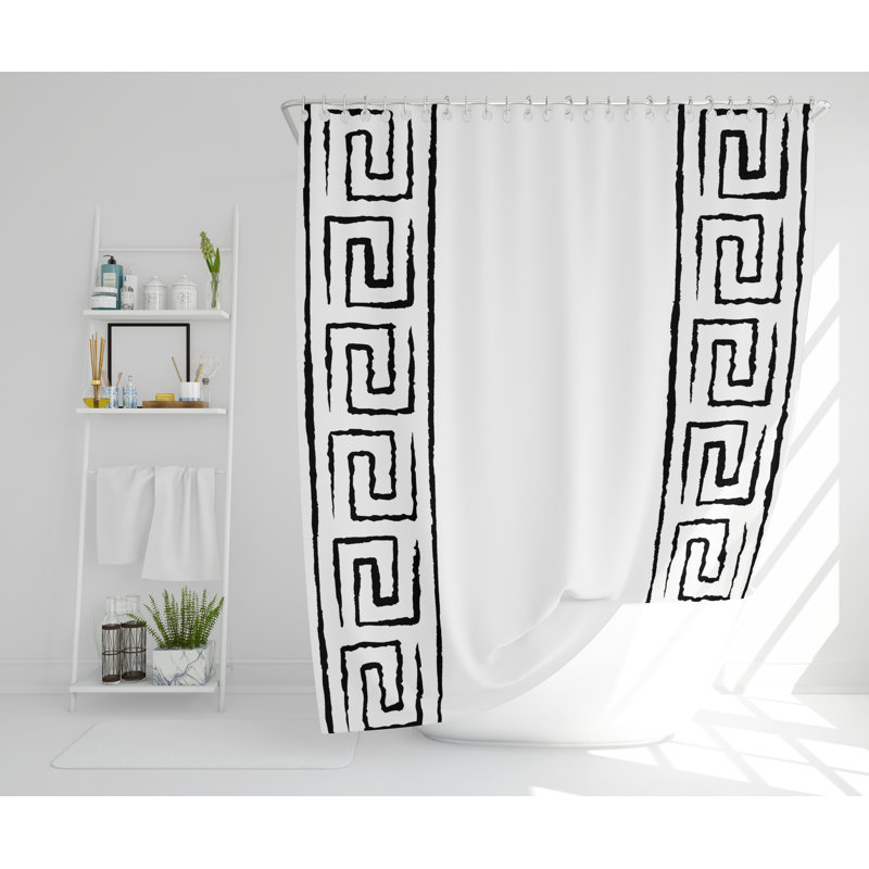 Styrbiorn Polyester Shower Curtain Set, 168cm H x 168cm W