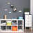 Navy Cube Shelf Set, 4" D X 10" W X 10" H, Set Of 2