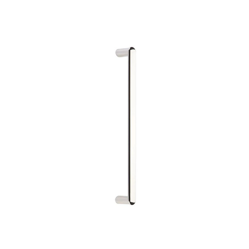 Poignée de porte de douche en verre Emtek Habitat (GBTB), 12", Nickel poli