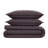 Nena 100% Linen Standard Solid Colour Quilt Set-2017077850-2017077843