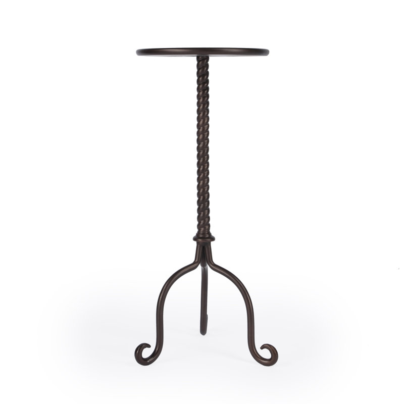 Alma Metal Pedestal Side Table