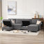 Canapé modulaire rembourré 7 pièces Zellar-1600326839