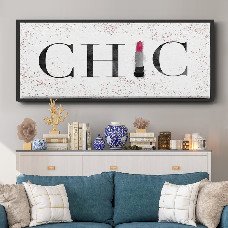 Chic - toile encadrée, H 24 po x l 60 po