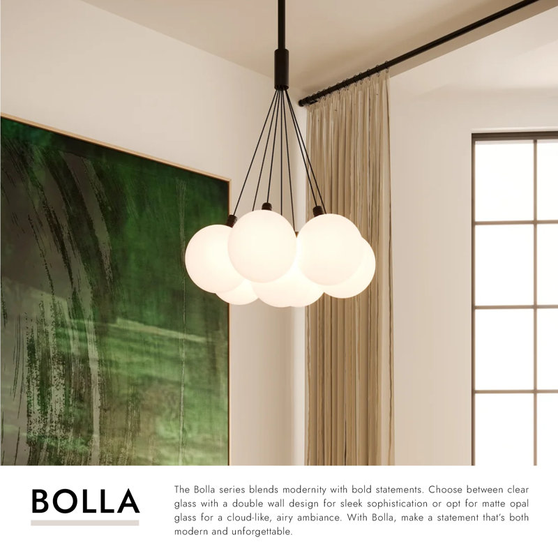 Bolla 7 - Light Glass LED Chandelier