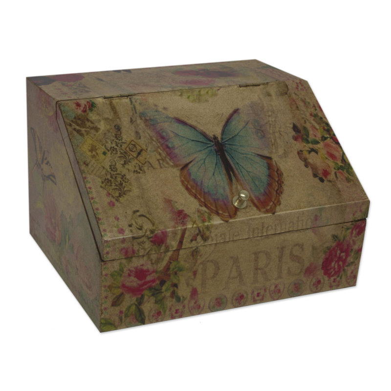 Boîte à bijoux Decoupage