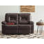 Bergen Faux Leather Reclining Loveseat-26297193