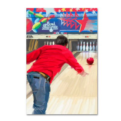 Armand 'Bowling' Print on Wrapped Canvas