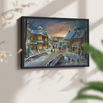Home for the Holiday - Imprimé encadré - Restickable