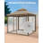  SeeHill 10 Ft. W X 10 Ft. D Metal Frame Outdoor Gazebos with Double Roofs, Outdoor Gazebos Shelter Tent, Pop-up Patio Gazebo Canopy with Mosquito Netting for Lawn, Backyard, Deck and Garden-113380071-113380068