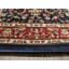 Tapis traditionnel traditionnel floral bleu marine-16355523