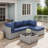 Outdoor Replacement Cushion Set Seat/Back Cushion (Cushion Set Only, Sofa Not Included)-1387681134