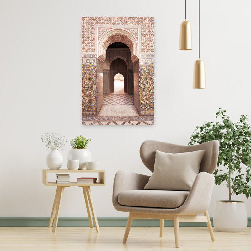 Arche, art mural contemporain, H 36 po x l 24 po