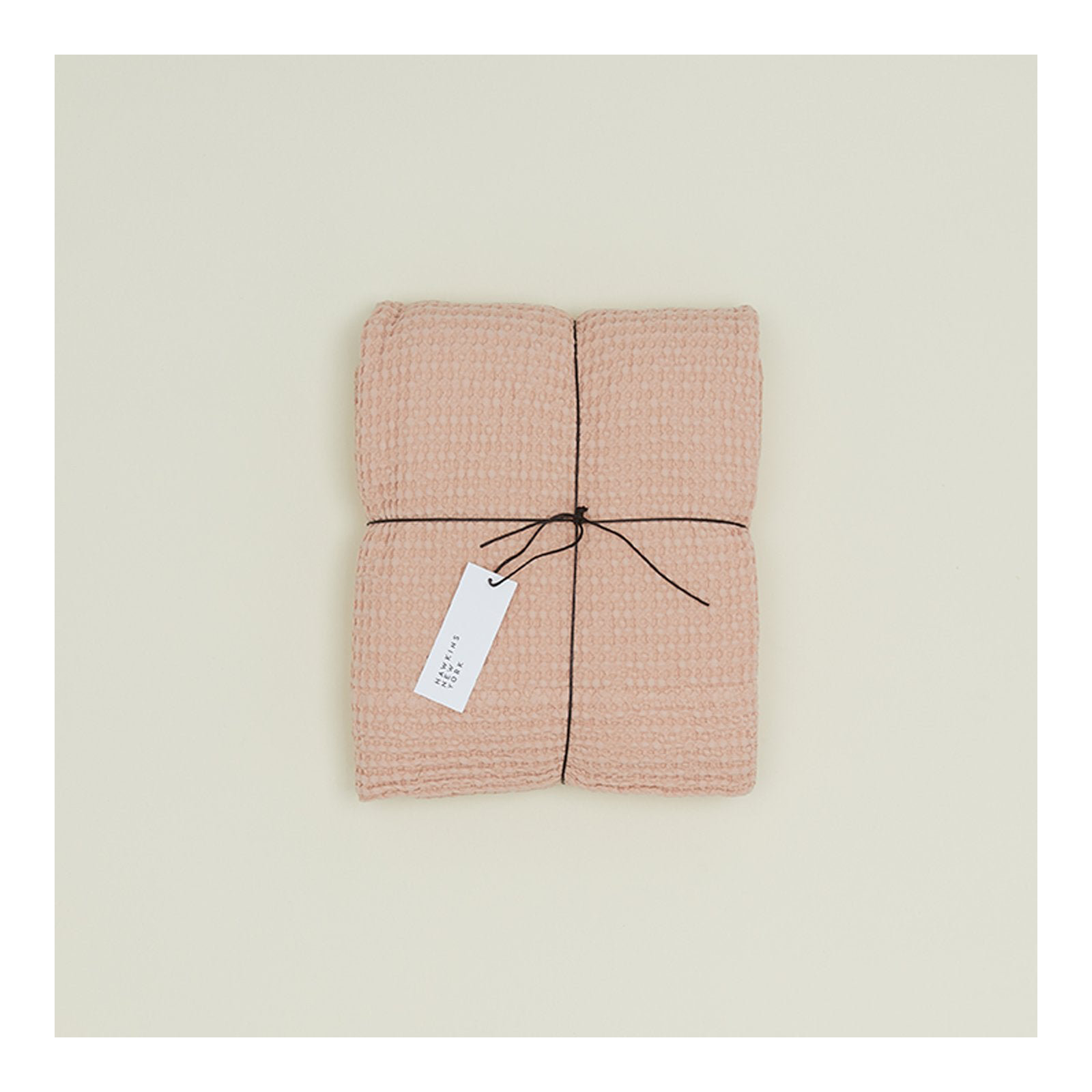 Simple Cotton Shower Curtain, Blush