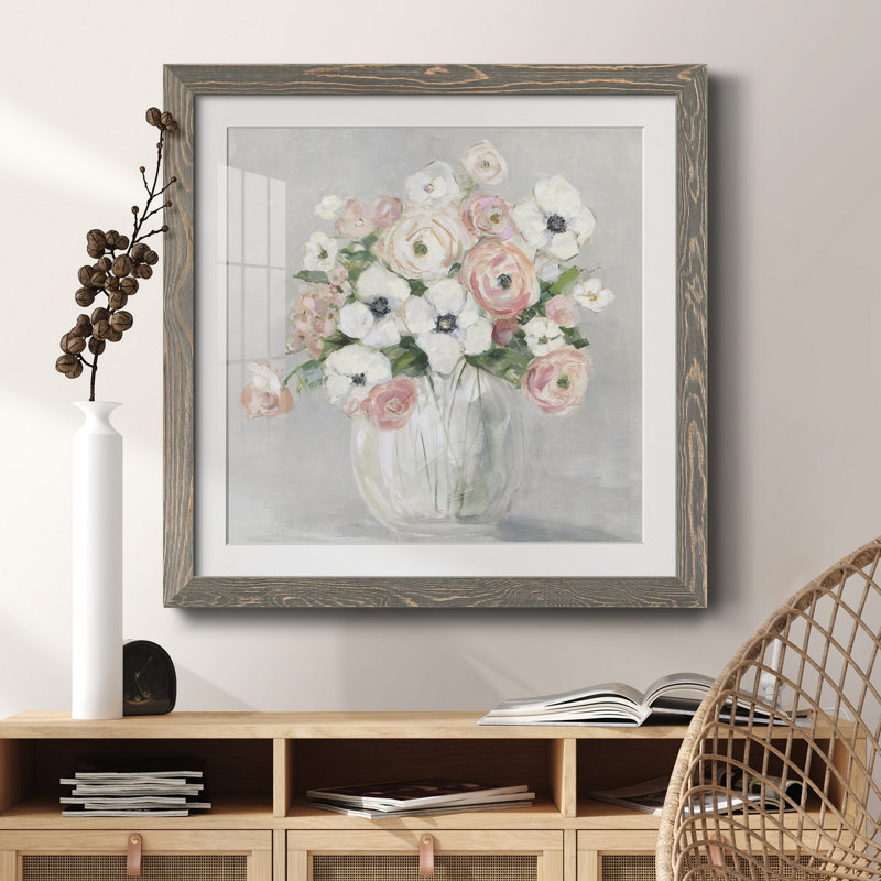 " Hello Fall ", 35.5" H x 35.5" W x 1.5" D, Gray Framed
