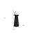8" Black Metal Tabletop Pillar Candle Holder-129592386