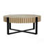Table basse ronde, table basse cylindrique Handcraft