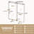 56" - 60" W X 75'' H Single Sliding Frameless Shower Door Matte Black Bypass Bathroom Door Alcove Bath Shower Door with Clear Tempered Glass