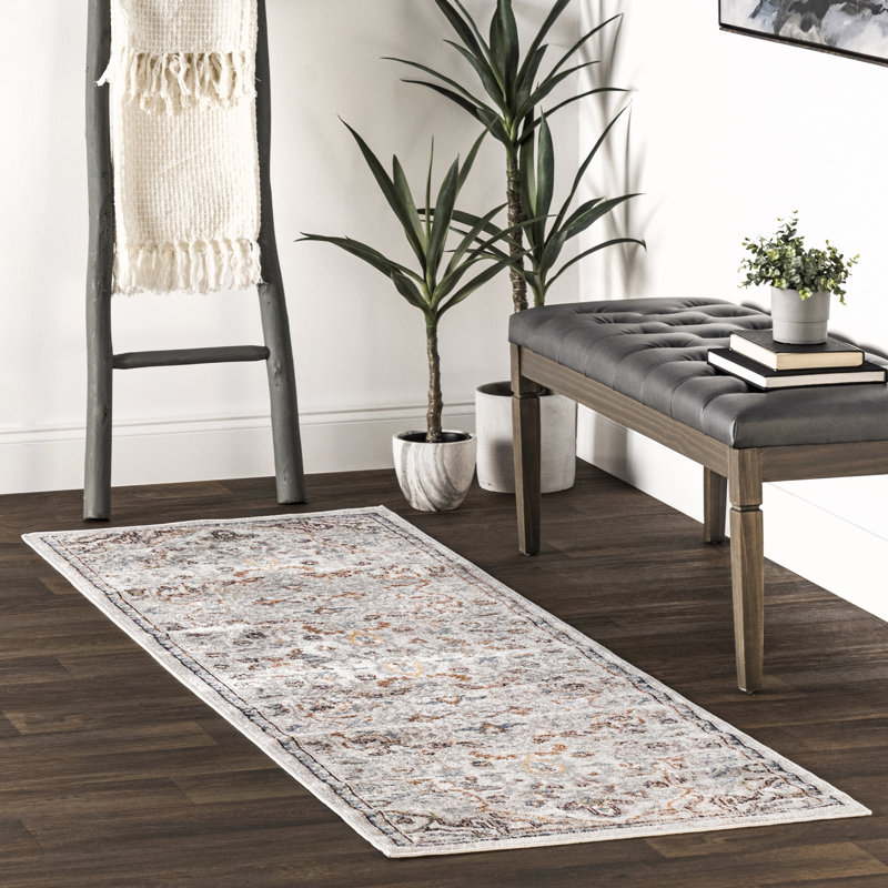 Guarani Oriental/Persian Machine Washable Area Rug for Living Room Bedroom Dining Room Kitchen, Runner 2'6" x 12'