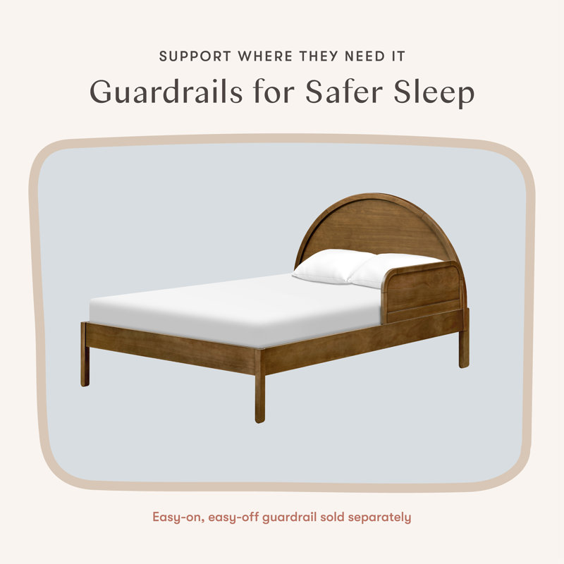 Bondi Full Bed, Full, Natural Walnut