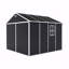 Remise de rangement, matériau PP de haute qualité, structure solide, imperméable, résistante à la rouille et aux rayons UV, grand espace de rangement, panneau de panneau de particules épais de 12 mm, éclairage de fenêtre HD-121341487