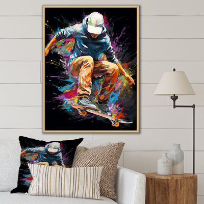 Skateboard Urban Flow VI - impressions sur toile de sport