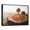 Automne, grange sur une diapositive en bois, paysage I - Art mural de grange pour le salon