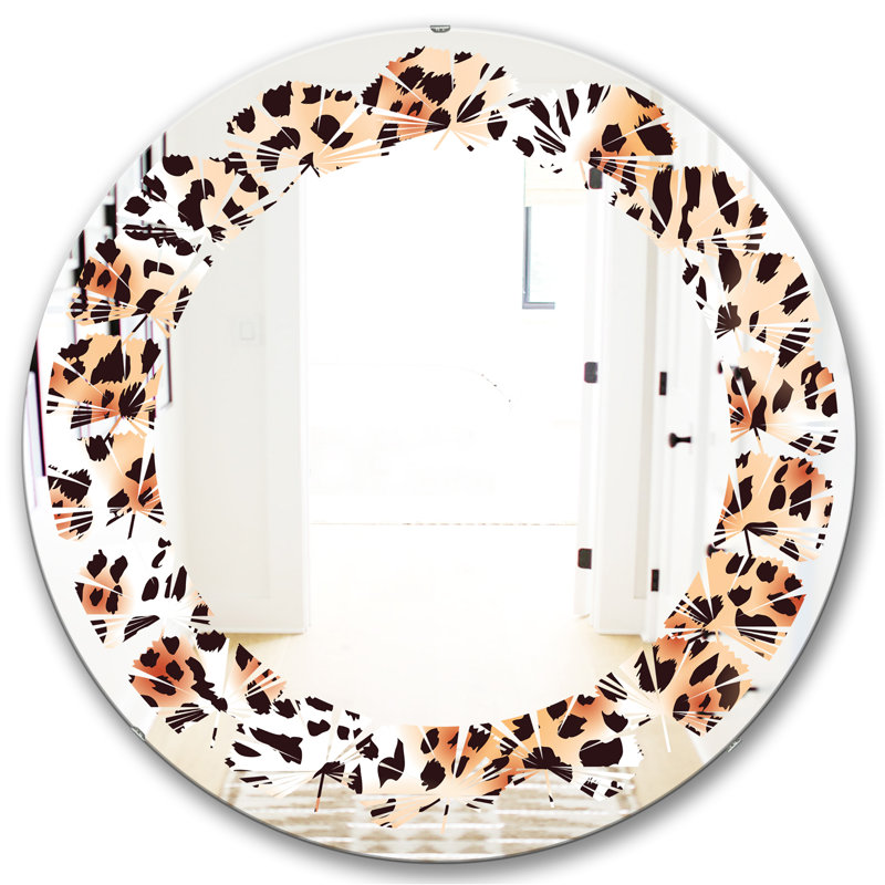 Miroir mural Leaves, H 31,5 po x l po