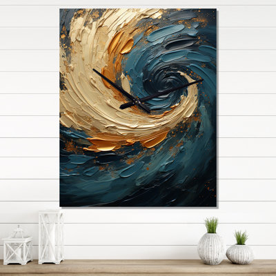 Horloge murale Golden Sapphire Surge II