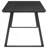 Smith Black Rectangular Ceramic Top Dining Table
