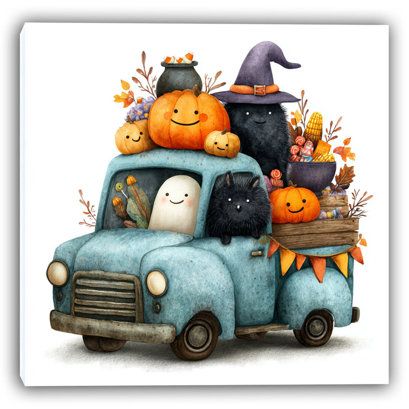 "Pumpkin Patch", livraison d'Halloween sur toile tendue