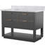 Allie 42" Single Bathroom Vanity with Carrara Marble Top-2041006444-2054471312-2138883051