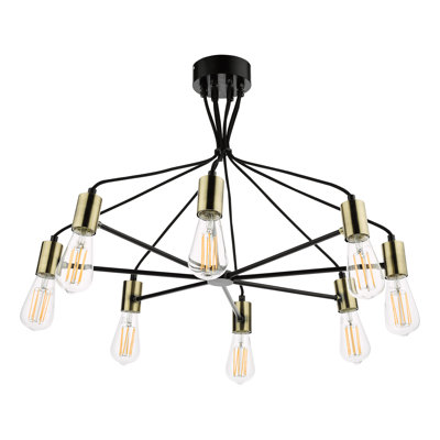 Azair 8 - Light Black Pendant