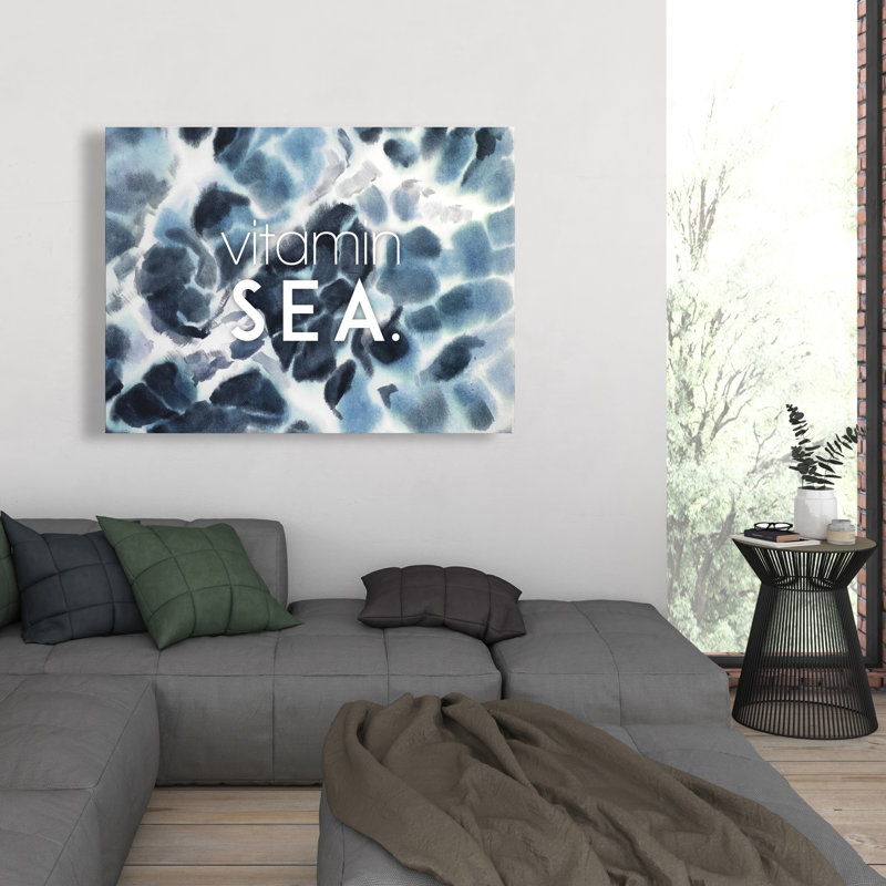 Vitamine de mer - Toile de mer illustrative pour la décoration intérieure