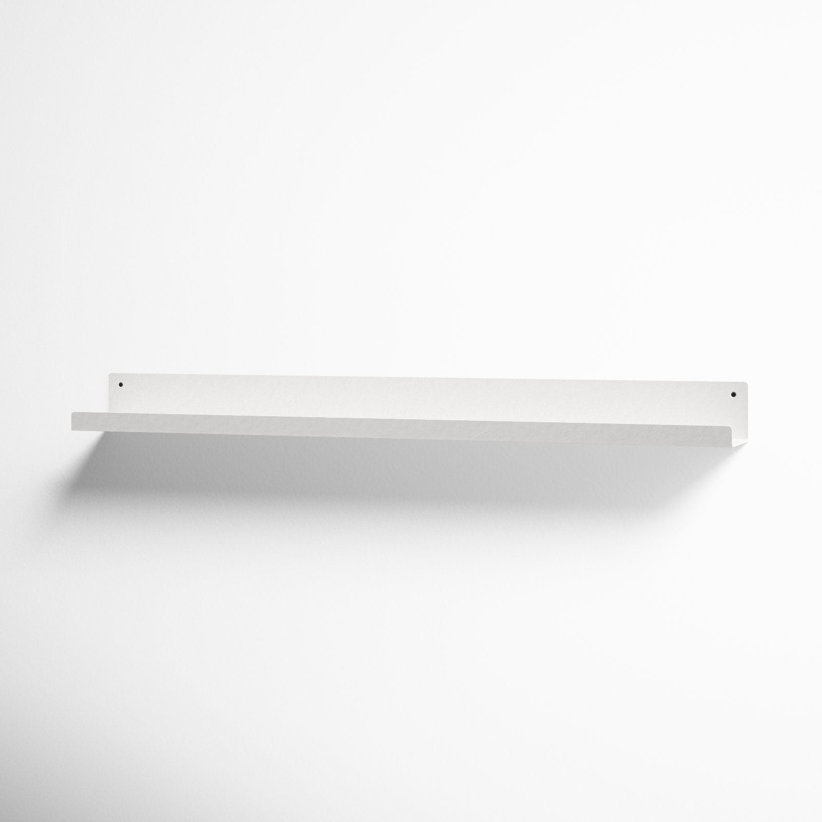 Tara Metal Picture Ledge Wall Shelf, White, 3" H x 36" W x 4.375" D